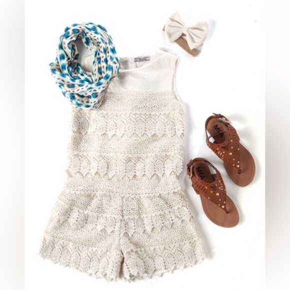 Mayoral Other - 🌟HP🌟 NWT MAYORAL Girl’s Eyelet Romper, T5